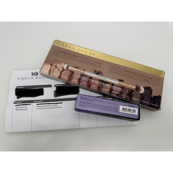 Urban Decay Naked 3 Eyeshadow Palette Full Size & Eyeshadow Primer NEW Bundle - Picture 4 of 6